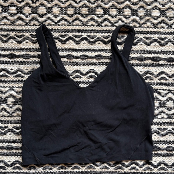 lululemon athletica Black Crop Top - Picture 1 of 4